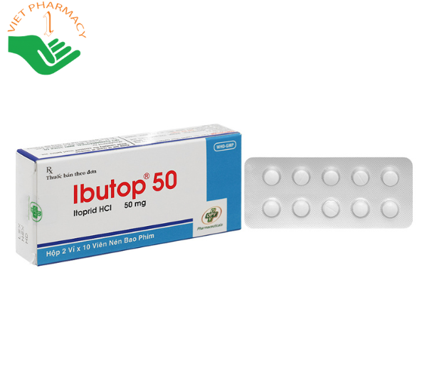 Thuốc trị triệu chứng trong viêm dạ dày Ibutop 50